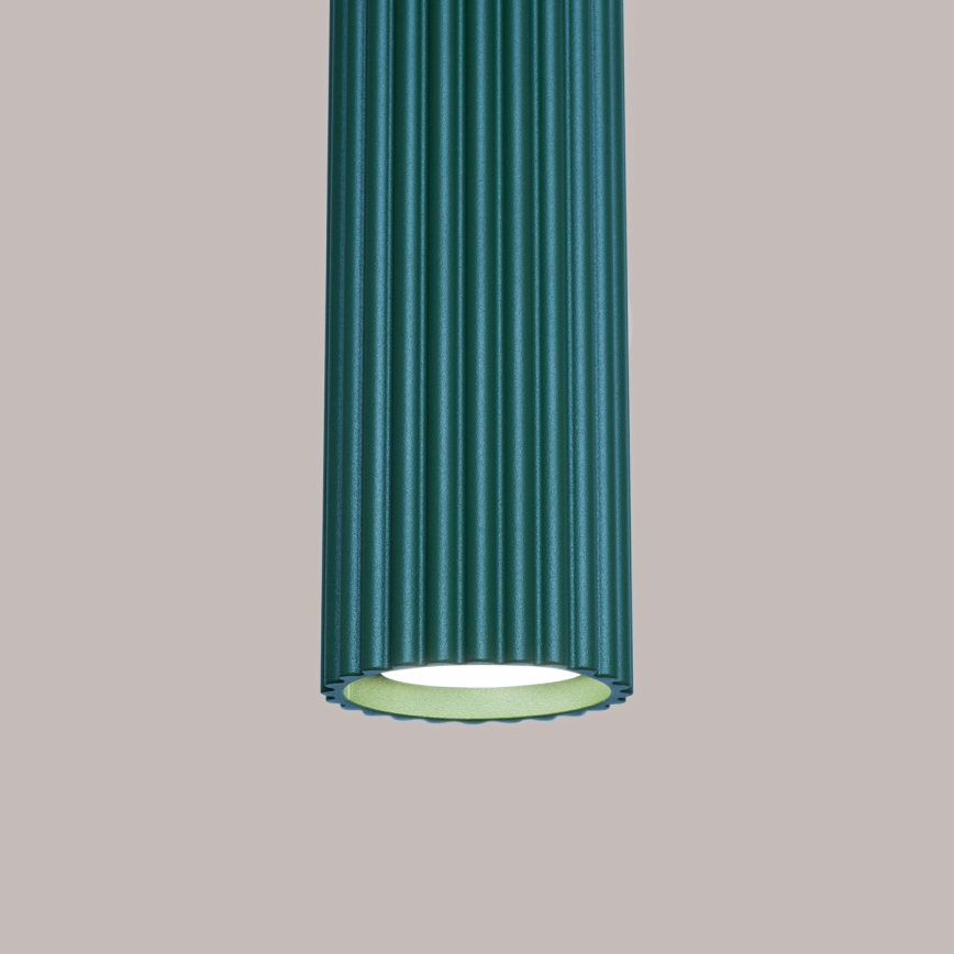 Brilagi - Lámpara colgante LED con cable CRESTO 1xGU10/10W/230V turquesa