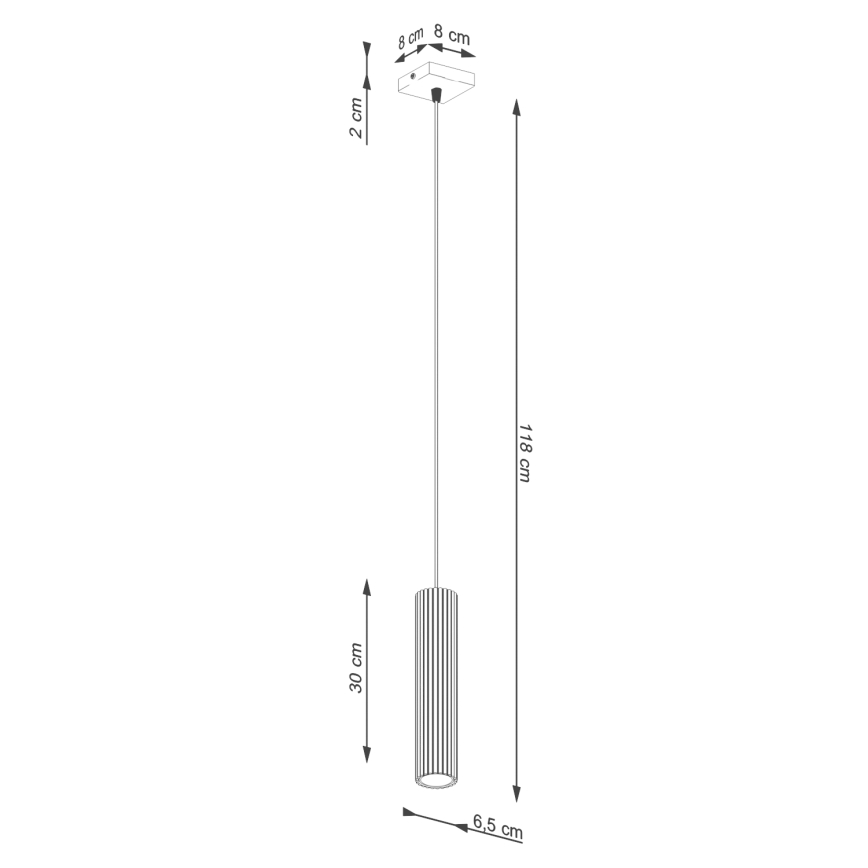 Brilagi - Lámpara colgante LED con cable CRESTO 1xGU10/10W/230V turquesa