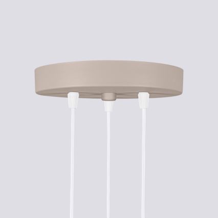 Brilagi - Lámpara colgante LED con cable CRESTO 3xGU10/10W/230V topo