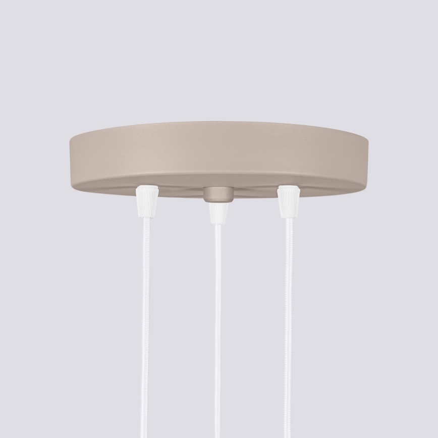 Brilagi - Lámpara colgante LED con cable CRESTO 3xGU10/10W/230V topo