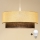 Brilagi - Lámpara colgante LED con cable estilo BOHO 1xE27/15W/230V Ø 40 cm crema/marrón