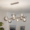 Brilagi - Lámpara colgante LED con cable MILLA 10xG9/3W/230V negro cromado/ahumado