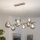 Brilagi - Lámpara colgante LED con cable MILLA 10xG9/3W/230V negro cromado/ahumado