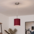 Brilagi - Lámpara colgante LED con cable NUBILA, 1x E27/60W/230V, Ø 14 cm, rojo pompeyano