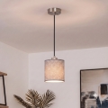 Brilagi - Lámpara colgante LED con cable NUBILA 1xE27/60W/230V Ø 14 cm negro/gris