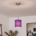 Brilagi - Lámpara colgante LED con cable NUBILA 1xE27/60W/230V Ø 14 cm violeta