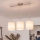 Brilagi - Lámpara colgante LED con cable NUBILA 3xE27/60W/230V color crema