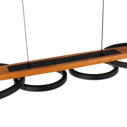 BRILAGI - Lámpara colgante LED con cable PLANK LED/35W/230V 4000K 30x100 cm madera
