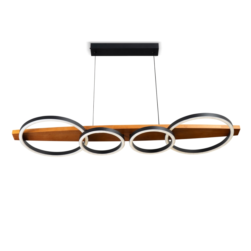 BRILAGI - Lámpara colgante LED con cable PLANK LED/35W/230V 4000K 30x100 cm madera