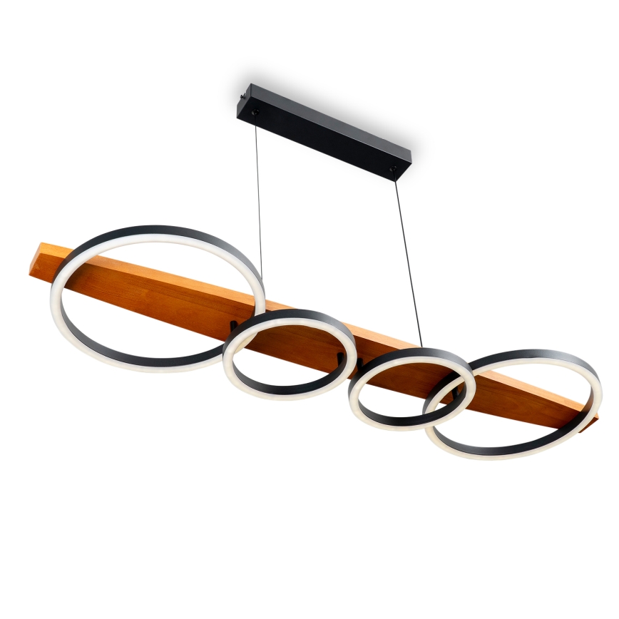 BRILAGI - Lámpara colgante LED con cable PLANK LED/35W/230V 4000K 30x100 cm madera
