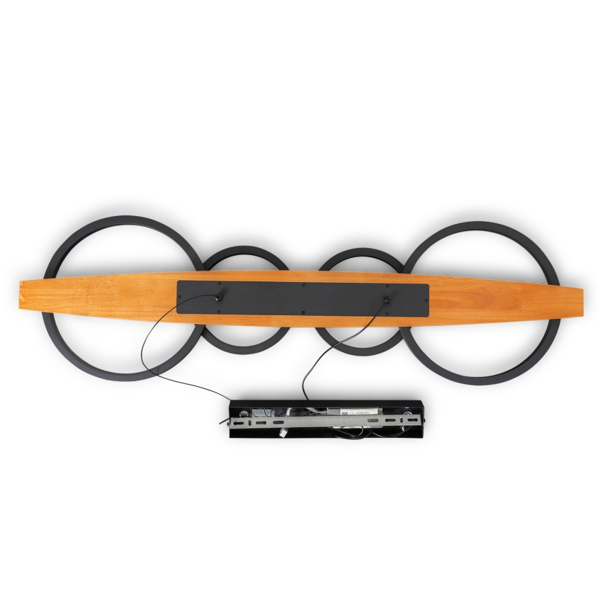BRILAGI - Lámpara colgante LED con cable PLANK LED/35W/230V 4000K 30x100 cm madera