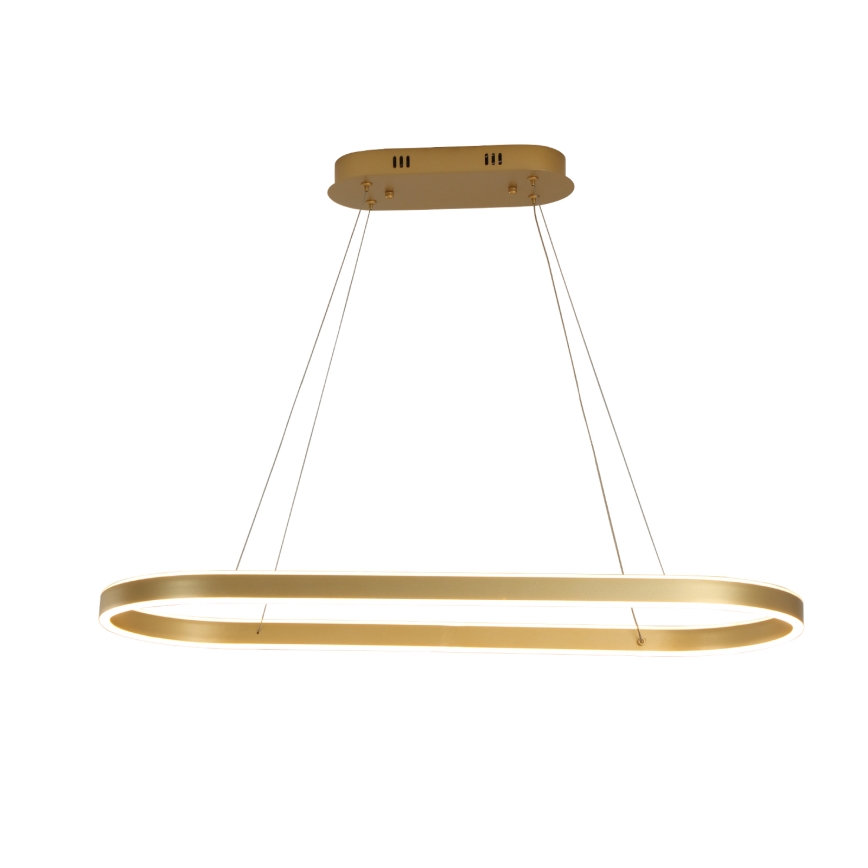 Brilagi - Lámpara colgante LED con cable PONDIE LED/44W/230V 80x30 cm dorada