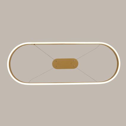 Brilagi - Lámpara colgante LED con cable PONDIE LED/44W/230V 80x30 cm dorada
