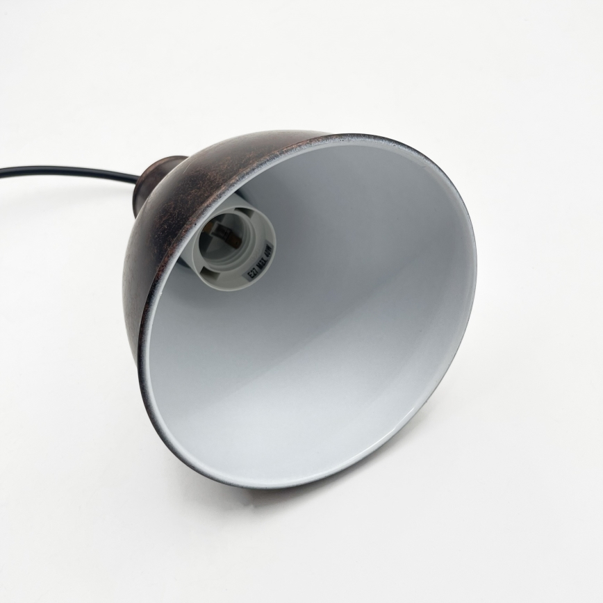 Brilagi - Lámpara colgante LED con cable RIDDY 3xE27/60W/230V cobre/pátina