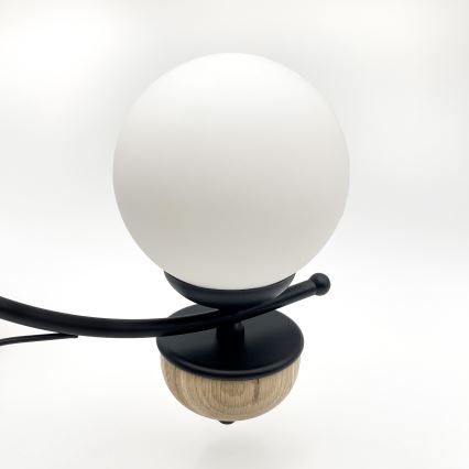 BRILAGI - Lámpara colgante LED con cadena COTTAGE 3xG9/40W/230V roble/blanco