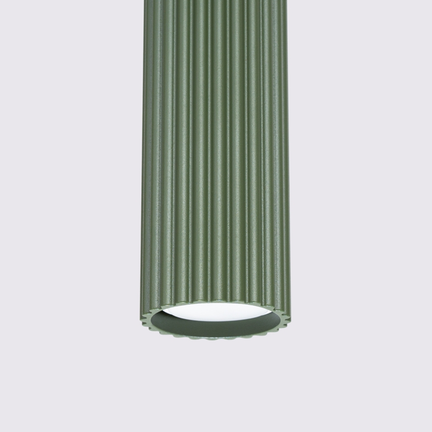 Brilagi - Lámpara colgante LED CRESTO 1xGU10/10W/230V verde