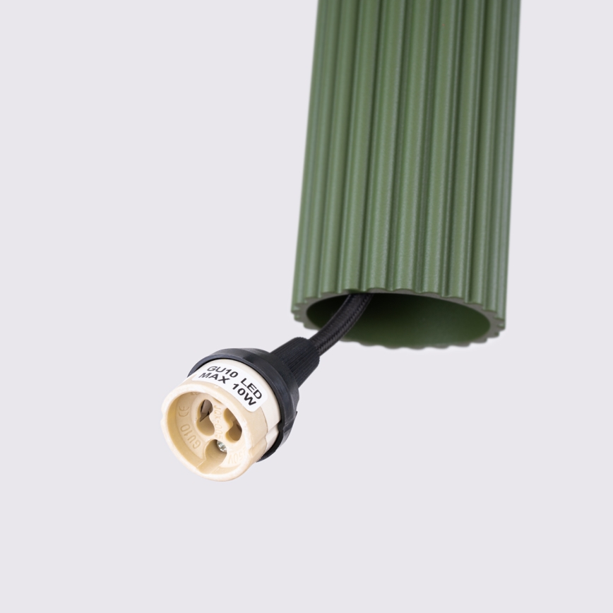Brilagi - Lámpara colgante LED CRESTO 1xGU10/10W/230V verde
