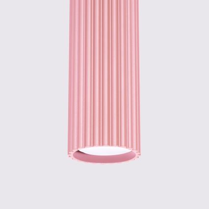 Brilagi - Lámpara colgante LED CRESTO con cable 1xGU10/10W/230V, rosa