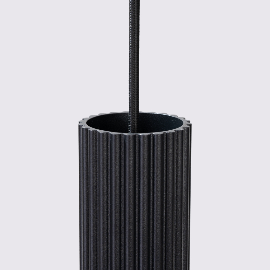 Brilagi - Lámpara colgante LED CRESTO con cable 3xGU10/10W/230V negra