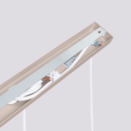 Brilagi - Lámpara colgante LED CRESTO con cable 3xGU10/10W/230V taupe
