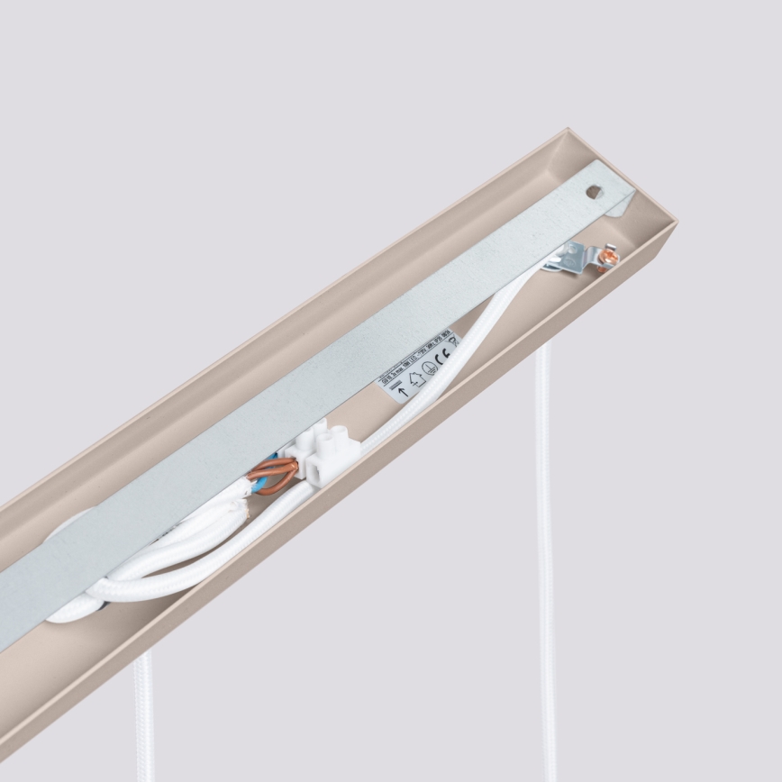 Brilagi - Lámpara colgante LED CRESTO con cable 3xGU10/10W/230V taupe