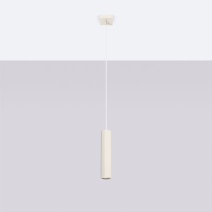 Brilagi - Lámpara colgante LED CRESTO en cable 1xGU10/10W/230V color crema