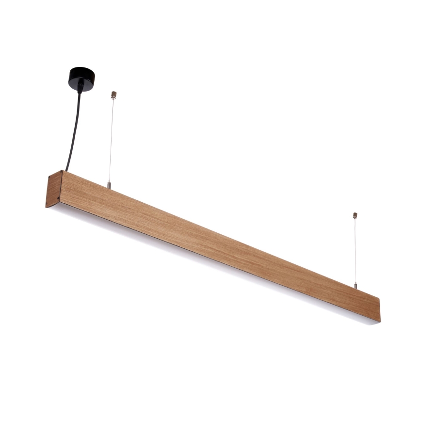 BRILAGI - Lámpara colgante LED en cable GARDALINE LED/100W/230V 120 cm roble