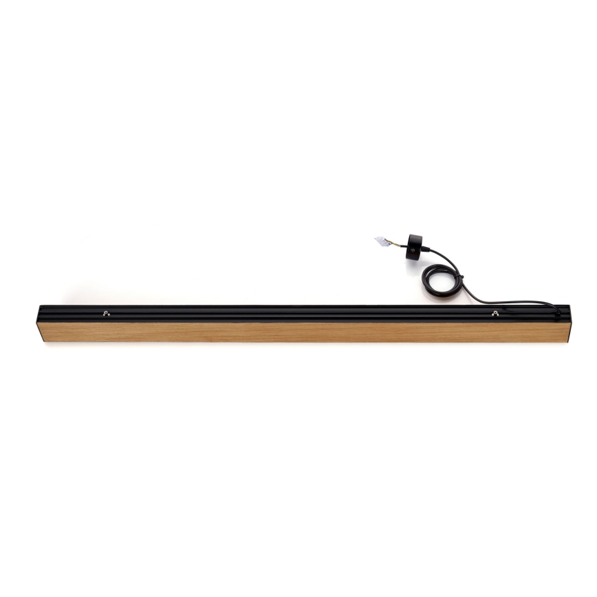 BRILAGI - Lámpara colgante LED en cable GARDALINE LED/100W/230V 120 cm roble