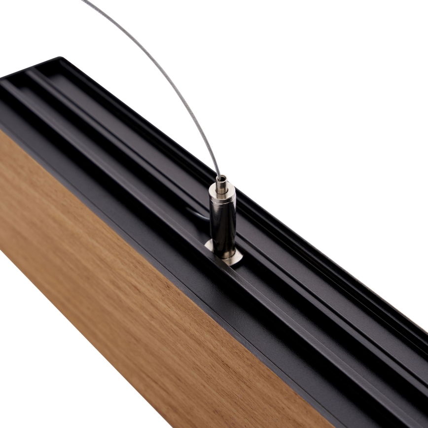 BRILAGI - Lámpara colgante LED en cable GARDALINE LED/100W/230V 120 cm roble