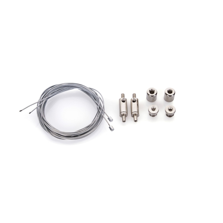 BRILAGI - Lámpara colgante LED en cable GARDALINE LED/100W/230V 120 cm roble