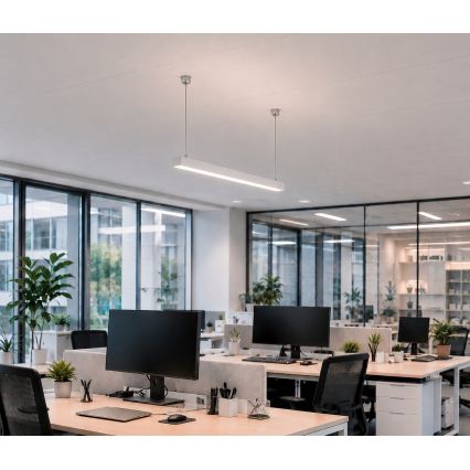 Brilagi - Lámpara colgante LED FULLDAY LED/10/15/20W/230V 2700/4000/6000K 60 cm blanca
