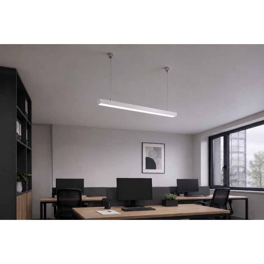 Brilagi - Lámpara colgante LED FULLDAY LED/10/15/20W/230V 2700/4000/6000K 60 cm blanca