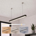 Brilagi - Lámpara colgante LED FULLDAY LED/10/15/20W/230V 2700/4000/6000K 60 cm negra