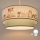 Brilagi - Lámpara colgante LED infantil BOBO 1xE27/60W/230V Ø 40 cm blanca/verde/con motivos de animales