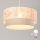 Brilagi - Lámpara colgante LED infantil BOBO 1xE27/60W/230V Ø 40 cm crema/gris/con conejitos