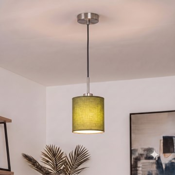 Brilagi - Lámpara colgante LED NUBILA 1xE27/60W/230V diámetro 14 cm negro/verde