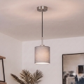 Brilagi - Lámpara colgante LED NUBILA 1xE27/60W/230V Ø 14 cm negro/gris claro