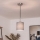 Brilagi - Lámpara colgante LED NUBILA 1xE27/60W/230V Ø 14 cm negro/gris claro