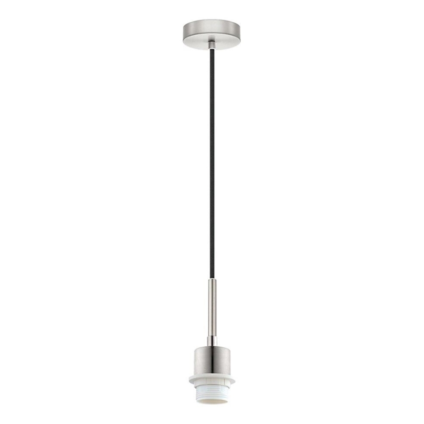 Brilagi - Lámpara colgante LED NUBILA 1xE27/60W/230V Ø 14 cm negro/gris claro