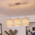 Brilagi - Lámpara colgante LED NUBILA 3xE27/60W/230V, color marrón claro