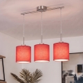 Brilagi - Lámpara colgante LED NUBILA 3xE27/60W/230V roja