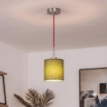Brilagi - Lámpara colgante LED NUBILA con cable 1x E27/60 W/230 V, diámetro 14 cm, rojo/verde