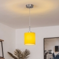 Brilagi - Lámpara colgante LED NUBILA con cable 1xE27/60W/230V Ø 14 cm amarilla