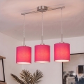 Brilagi - Lámpara colgante LED NUBILA con cable 3xE27/60W/230V rosa