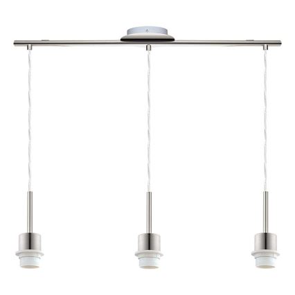 Brilagi - Lámpara colgante LED NUBILA sobre cable 3xE27/60W/230V naranja