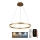 Brilagi - Lámpara colgante LED regulable con cable CIRCLE LED/42W/230V 3000-6500K Ø 60 cm + control remoto