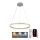 Brilagi - Lámpara colgante LED regulable con cable CIRCLE LED/42W/230V 3000-6500K Ø 60 cm + mando a distancia