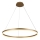 Brilagi - Lámpara colgante LED regulable con cable CIRCLE LED/55W/230V 3000-6500K Ø 80 cm dorada + mando a distancia