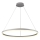 Brilagi - Lámpara colgante LED regulable con cable CIRCLE LED/55W/230V 3000-6500K Ø 80 cm plateada + mando a distancia