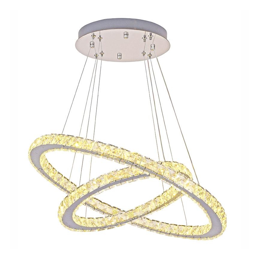 Brilagi - Lámpara colgante LED regulable suspendida por cable COSMOWAVE LED/115W/230V 3000-6500K + mando a distancia